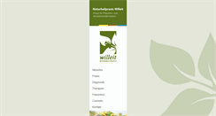 Desktop Screenshot of naturheilpraxis-willeit.de